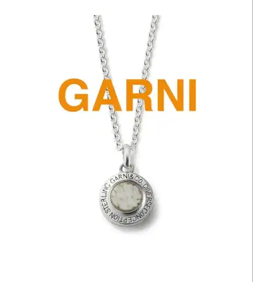 GARNI 라운드 스톤 펜던트 - L