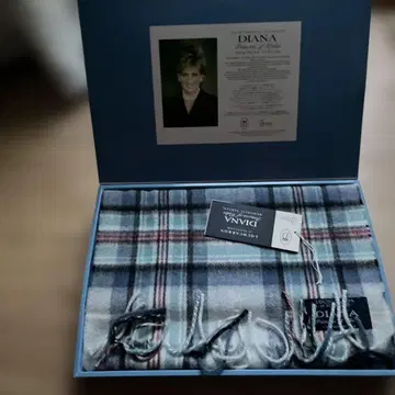 LOCHCARRON DIANA 머플러 그레이 계열 체크