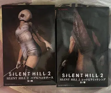 사일런트 힐 2 레드 피라미드 싱 버블 헤드 간호사 피규어 2개