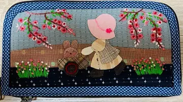 신상 수짱 & 토끼 블루 계열*핸드메이드*장지갑*자수*