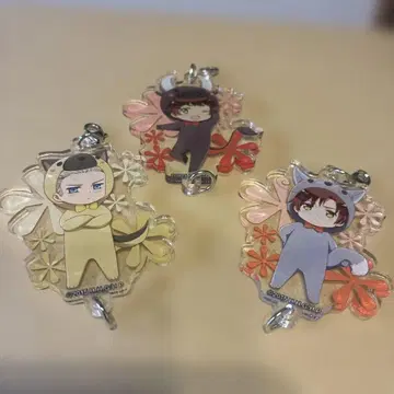 헤타리아 연결 아크릴 키링 3개 묶음 판매