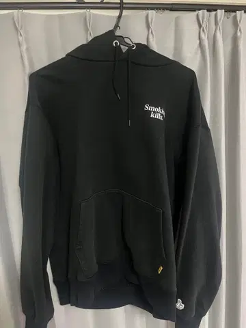 Smoking kills 블랙 후드티