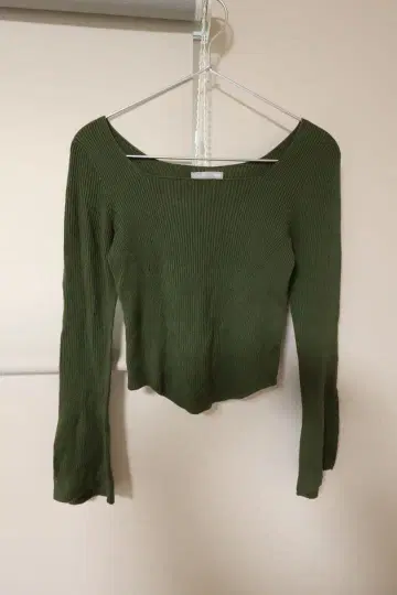 mame kurogouchi 리브 스퀘어 넥 스웨터 리브 롱 스커트 세트