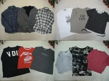 24-5594 여성용 의류 묶음 판매 21벌 L/LL 사이즈