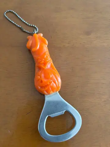 TIKICO JAPAN 할로윈 병따개 검은 고양이 크로네코 키체인