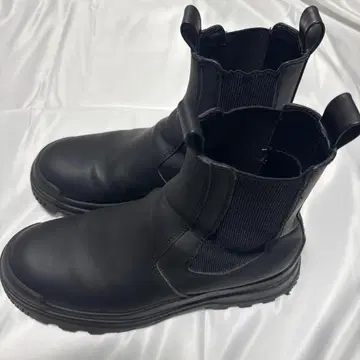 ZARA 자라 사이드 고어 부츠 42 26cm 통굽