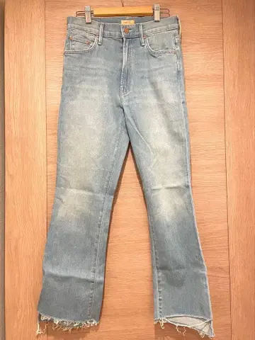 MOTHER 마더 데님 INSIDER CROP STEP FRAY