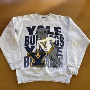 Yale Bulldogs 그레이 맨투맨