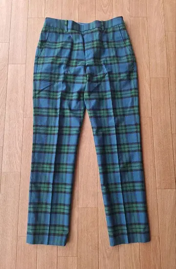 IENA 체크 스틱 팬츠