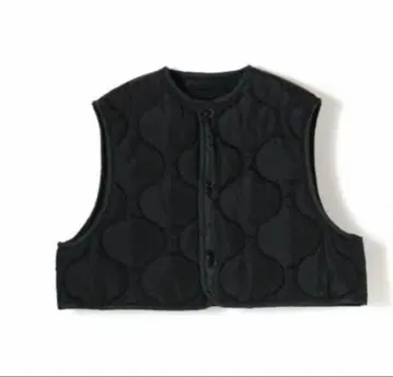 HYKE 하이크 퀼팅 베스트 QUILTED CROPPED VEST