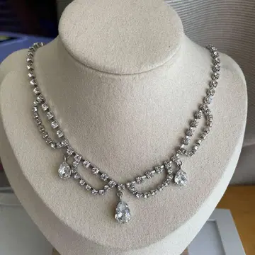 실버 컬러 목걸이 #3957