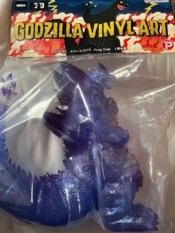 FrogTree 스페이스 고질라 보라색 크리스탈 미개봉 새상품