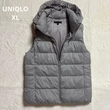 유니클로 UNIQLO 다운 베스트 XL 라이트 그레이