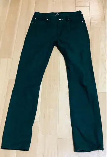 Paul Smith 다크 그린 스트레이트 데님 폴스미스 남성용 스키니