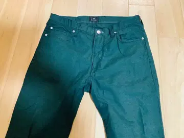 Paul Smith 다크 그린 스트레이트 데님 폴스미스 남성용 스키니