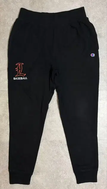 Champion 챔피온 블랙 조거 맨투맨 팬츠 L 사이즈