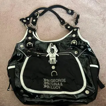 GEORGE GINA & LUCY 블랙 핸드백