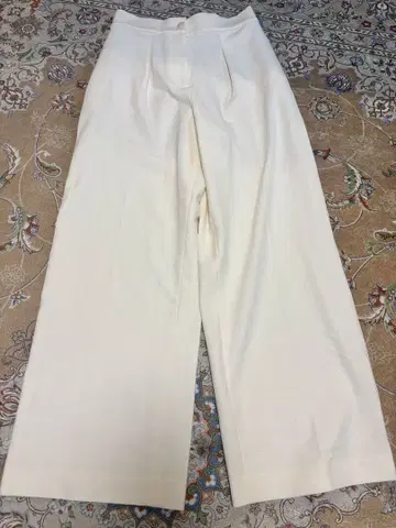 PLST 플라스테 웜 리저브 와이드 팬츠 M 화이트