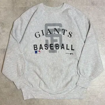 90s 챔피언 리버스 위브 맨투맨 USA MLB 그레이