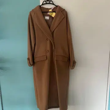 에고이스트 카멜 롱 코트