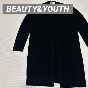 BEAUTY&YOUTH UNITED ARROW 블랙 롱 가디건
