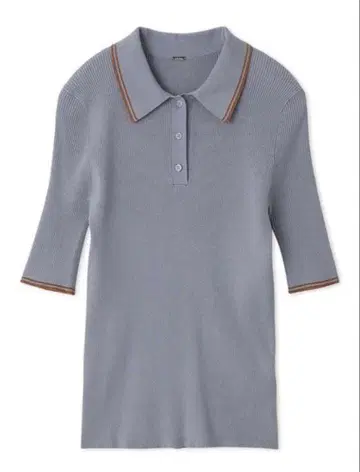 [ 셋업 가능 ] 폴로 카라 리브 니트 풀오버