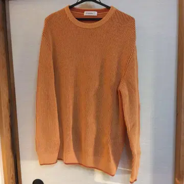 Golden Bear 오렌지 리브 스웨터