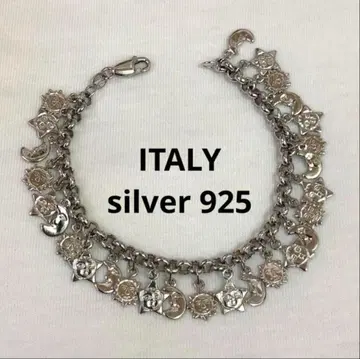 31ITALY 빈티지 90s 스털링 실버 925 팔찌