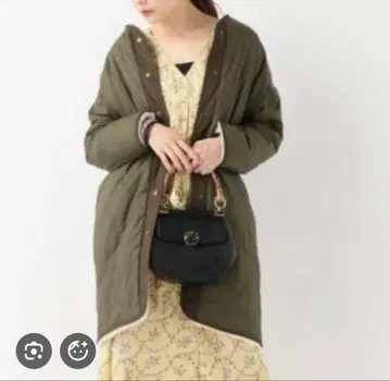 슬로브 이에나 퀼팅 보아 리버서블 코트 새상품급