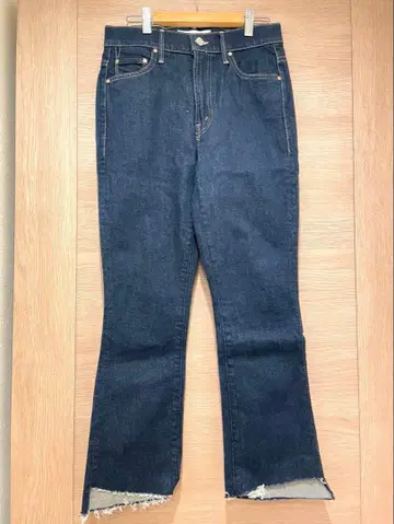 MOTHER 마더 데님 INSIDER CROP STEP FRAY