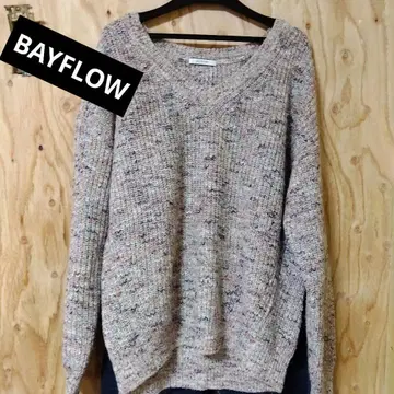 BAYFLOW 울 혼방 스웨터