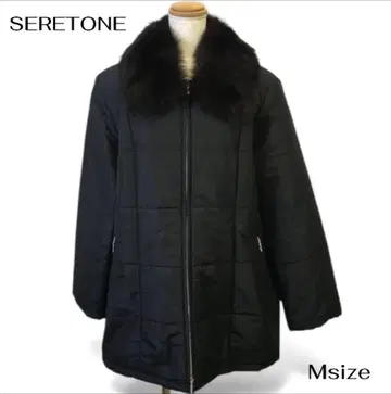 kk88 [ M ] SERETONE 패딩 자켓 블랙 퍼 탈부착 가능