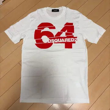 DSQUARED2 64 로고 T셔츠 L 화이트
