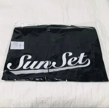 미사용 새상품 토요스 선셋 2023 베이스볼 셔츠 블랙