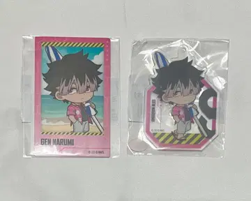 괴수 8호 나루미 겐 카페 미니 포토 카드 아크릴 키링