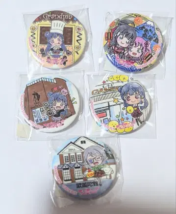 러브 라이브! 선샤인!! 마치아루키 캔뱃지 5개 세트
