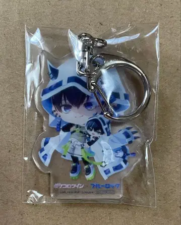 포켓코로 트윈 블루 록 콜라보 아크릴 키링 이사기 요이치