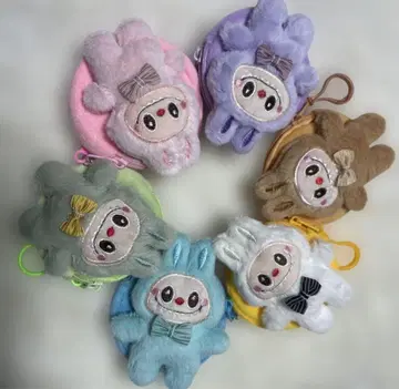 인기 러브브 키링 & 폿치 봉제 인형 6개 세트