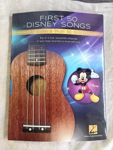 First 50 Disney Songs 우쿨렐레 도서