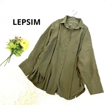 렙심 [ F ] 상의 긴팔 셔츠 드레이프감 셔츠 루즈핏 오버 사이즈
