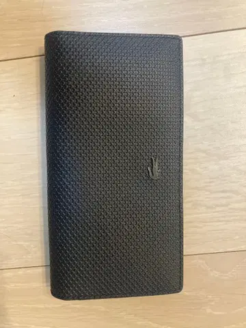 LACOSTE 블랙 가죽 장지갑