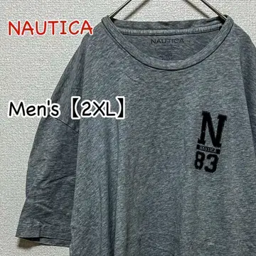 HA451 [US 수입] 노티카 반팔 T셔츠 [2XL] 그레이