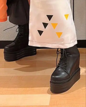 코스프레 통굽 키높이 신발 15cm 업