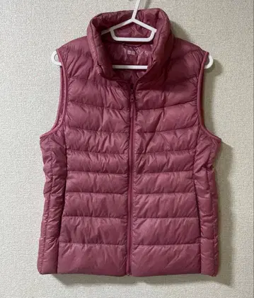 [ 새상품급 ] 유니클로/UNIQLO 울트라 라이트 다운 베스트 핑크 M