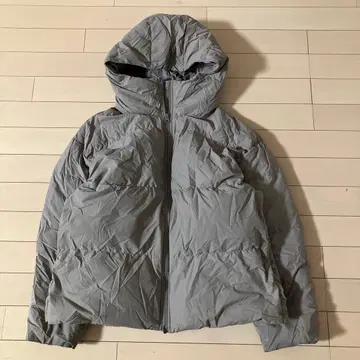 11.27 MUJI 무인양품 후드티 다운 자켓 그레이지 XXS-XS