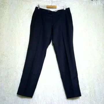 그린 라벨 릴랙싱 [ 84 ] 남성용 스트라이프 슬랙스 다크 그레이