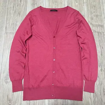 캐시미어 x 실크 고급 STYLE NOTE 새상품급 가디건 R-8345