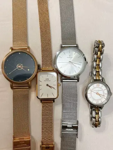 여성용 손목시계 묶음 판매 작동품