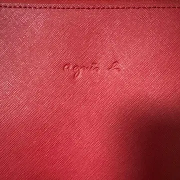 agatha b. 빨간색 토트백