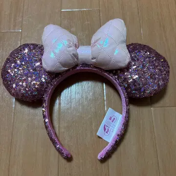 디즈니 미니 핑크 스팽글 머리띠 파르팔루자